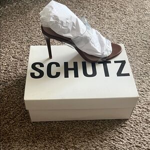 SCHUTZ Brown Stiletto Heels